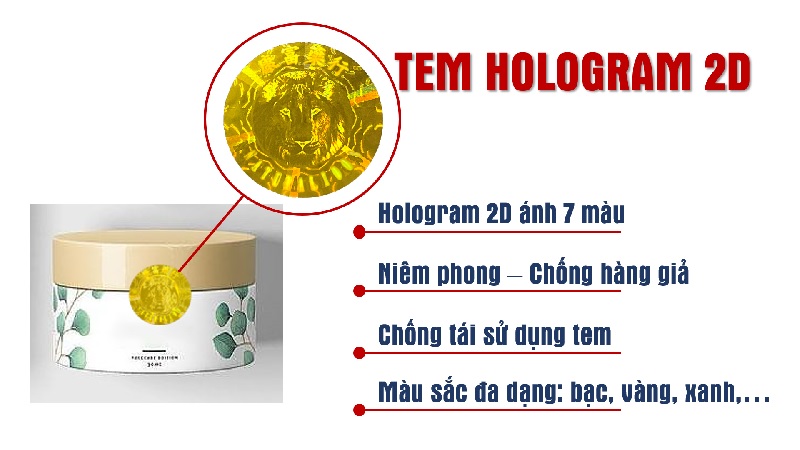 Tem chống giả hologram 2D