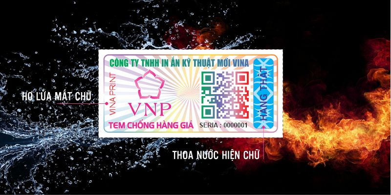 In tem chống hàng giả công nghệ nhiệt tại Ninh Bình